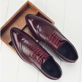 38-48 Fashion Leather Shoes Men Dress Shoe Pointed Oxfords Shoes For Men Lace Up Designer Luxury Men Formal Shoes 2018