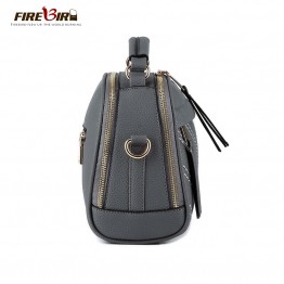 FIREBIRD!Women leather handbags Brand design women bag Two Zipper crossbody bags for women good quality small shoulder bags FN49