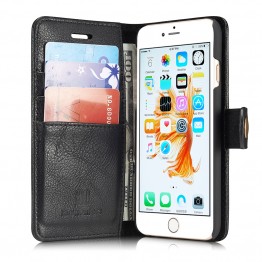 Magnetic Detachable Leather Case For iPhone 6s Plus Back Cover Luxury Wallet Flip Genuine Leather Case For iPhone 6 Plus