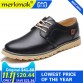 Merkmak Men Casual Leather Shoes Luxury Brand Designer Shoes for Men Comfortable Big Size 37-48 Oxfords Dress Formal Foowear32833908986