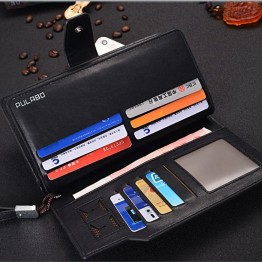 New Long style Men's leather wallets multifunctional purse 24 card holders designer Clutch bag good gift for man