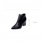Shuangxi.jsd Women Ankle Boots 2018 Luxury Design Black Non-slip High heels Short Boots Plus Size High Quality Woman Shoes